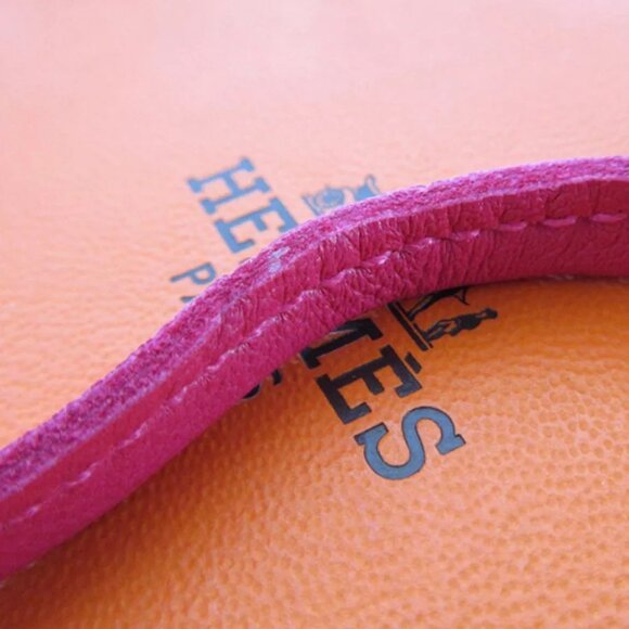 Auth HERMES Rodeo PM charm Rose purple Agneau Milo - Picture 15 of 16